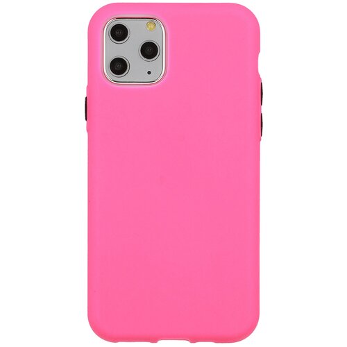  Gumijasti / gel etui Solid Silicone za Huawei P Smart 2021 - roza Slike
