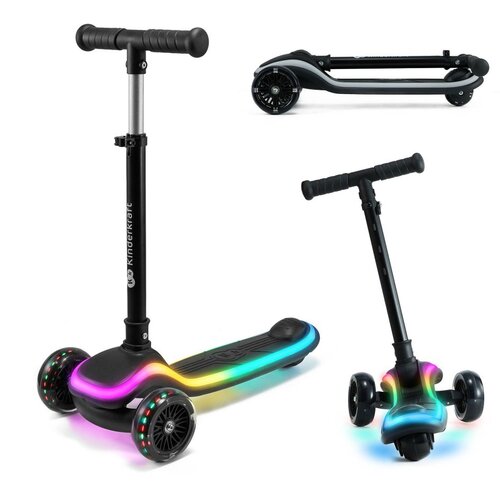 Kinderkraft romobil RAKET LED, Black Cijene