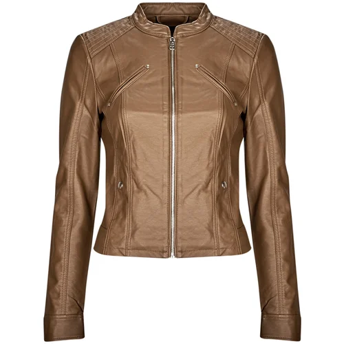 Vero Moda VMFAVODONA COATED JACKET NOOS Smeđa