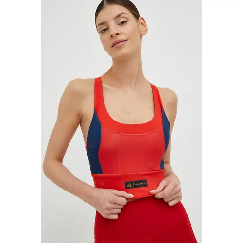 Adidas Sportski grudnjak Marimekko boja: crvena, s uzorkom
