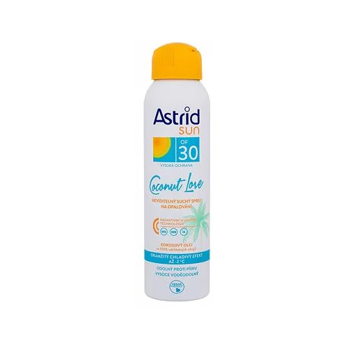 Astrid Sun Coconut Love Dry Mist Spray vodoodporna zaščita pred soncem za telo 150 ml