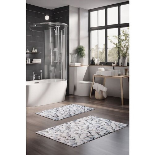  CT-5182 multicolor bathmat set (2 pieces) Cene