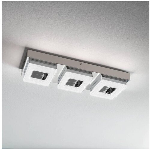 Eglo fradelo zidna/plafonjera/3, led, 3x4w, hrom/kristal Cene