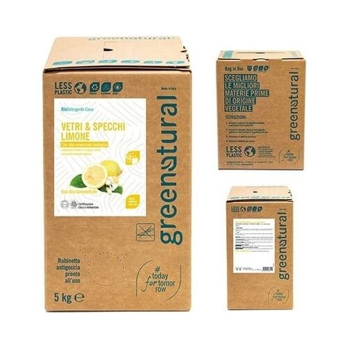 Greenatural sredstvo za či&amp;scaron;ćenje stakla i ogledala - 5 kg Slike