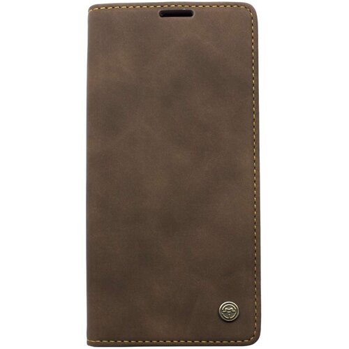  Maska za telefon LEATHER RETRO FLIP za Huawei P50 Pro, Tamnobraon Cene