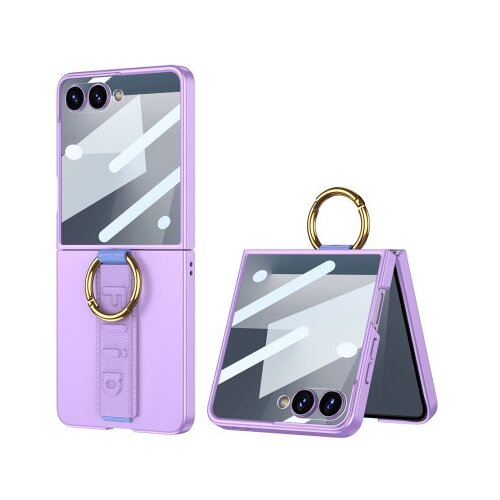  Futrola strap ring case za samsung f751b galaxy z flip 7 5g ljubicasta (gkk case) ( F121557 ) Cene