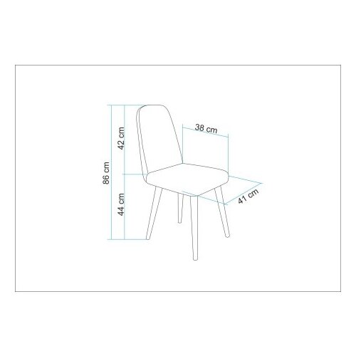Hanah home trpezarijska stolica vina mini 1005 oak cream Slike