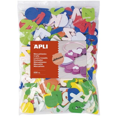 Apli Eva pena, oblike, črke samolepilne 500 kos, (20392867) Cene