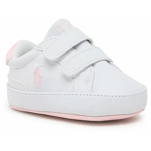 Polo Ralph Lauren Dječje cipele za hodanje 'HERITAGE COURT II' roza / bijela