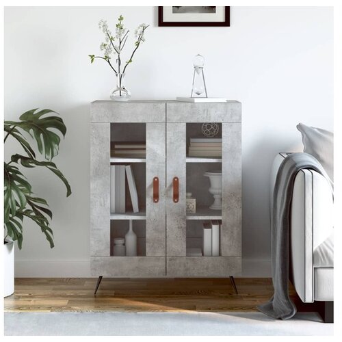 vidaXL Komoda siva boja betona 69 5x34x90 cm od konstruiranog drva Cijene
