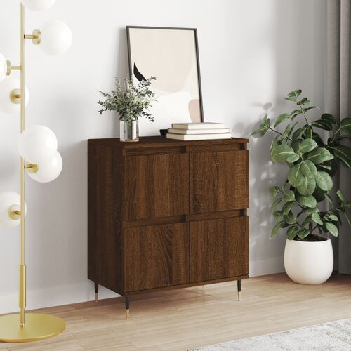 vidaXL Komoda boja smeđeg hrasta 60 x 35 x 70 cm konstruirano drvo Cijene