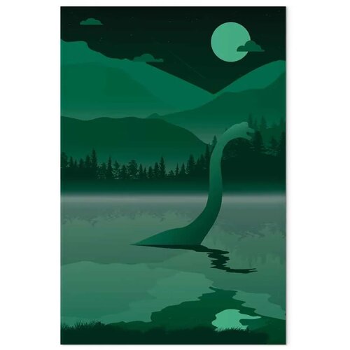  Slika - Loch Ness (1 Part) Vertical 60x90 Premium Print Cene