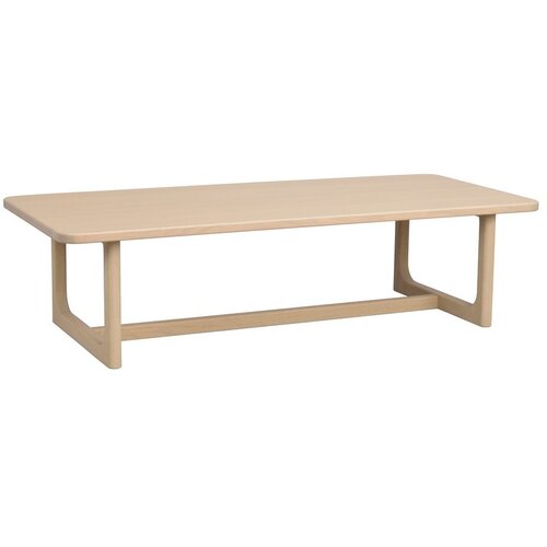 Rowico Klubska mizica z mizno plo&amp;scaron;čo v hrastovem dekorju v svetli naravni barvi 70x160 cm Driscoll &amp;ndash; Slike