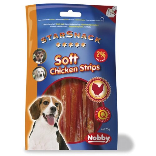 Nobby starsnack piščančji trakovi – 70 g Cene