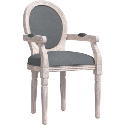 Maison Chic Jedilni stoli - Vzorci stoli temno siv 54x56x96,5 cm blago A146, (22031698) Cene
