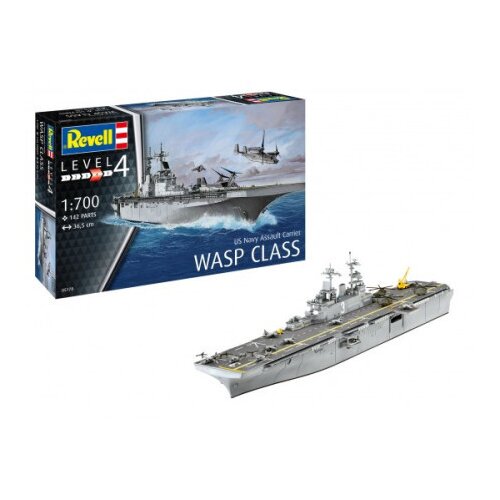 Revell maketa us navy assault carrier wasp class ( RV05178 ) Cene