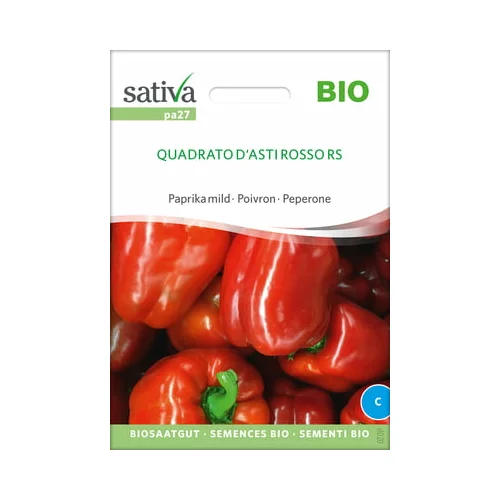 Sativa Bio paprika blaga "Quadrato D'Asti Rosso Rs"