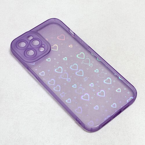  Torbica heart color imd za iphone 12 pro max 6.7 ljubičasta Slike