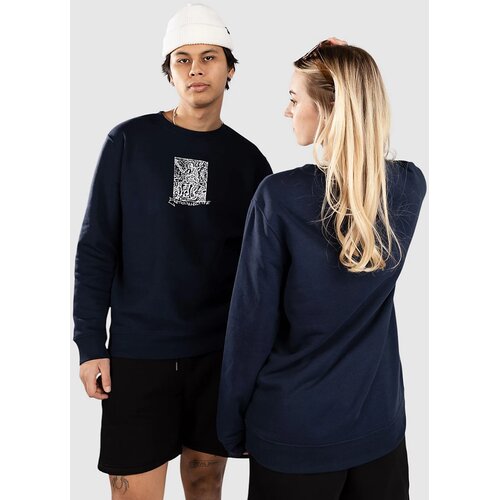 Poetic Collective Angel Crewneck Pulover navy Slike