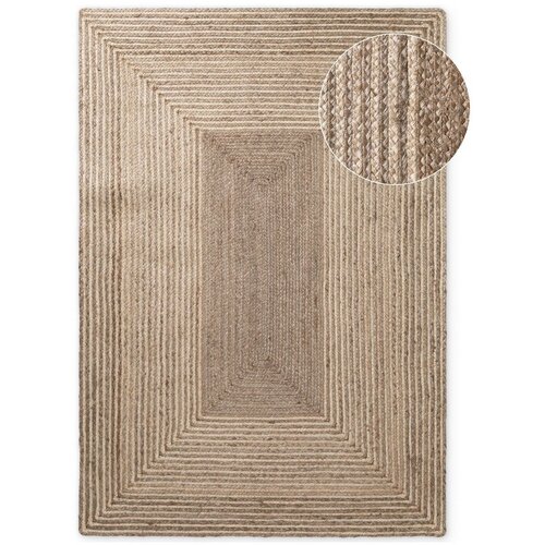 Hanse Home Obojestranska/ročno tkana preproga iz jute v svetli naravni barvi/v temni naravni barvi 120x170 cm Juno &ndash; Cene