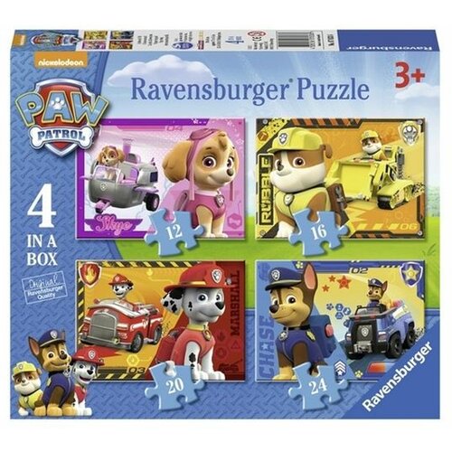 Ravensburger puzzle (slagalice) -Paw patrol, 4 u 1 RA07033 Slike