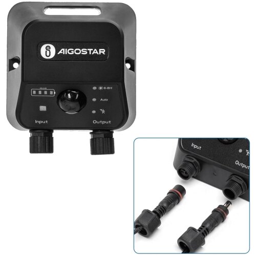 Aigostar LED solarni luster sa senzorom 2x LED/70W/12V 12000 mAh 6500K prečnika 12 cm Slike
