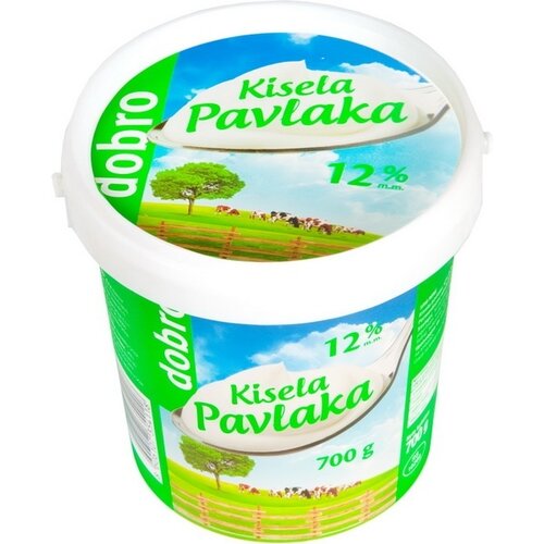 Dobro Kisela pavlaka 12%mm 700g Cene