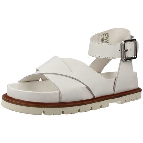 Clarks Sandali &amp;amp; Odprti čevlji ORIANNA CROSS Bela Slike