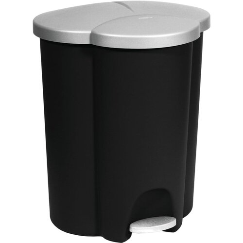 Curver Plastična kanta za razvrstani otpads pedalom 17+17+6 l Trio - Slike