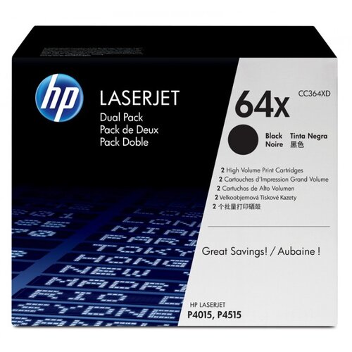 HP toner CC364XD - 64X &amp;ndash; dvojno pakiranje Slike