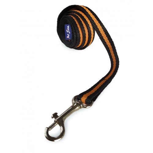 Pet Line Povodac za psa crno/oranž 120 cm Cene