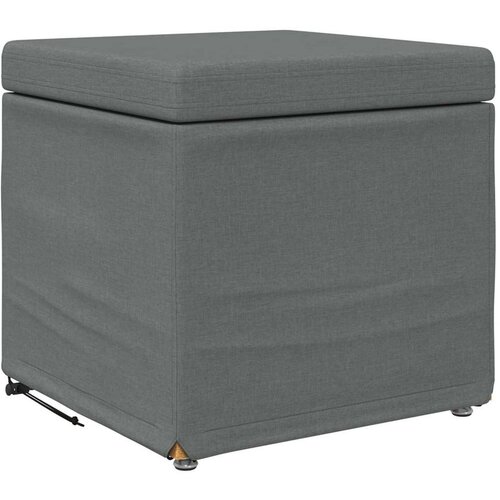  Stolica Tamno siva 41 x 41 x 40 cm Tkanina i konstruirano drvo - Tamno siva 40 cm tkanina Slike