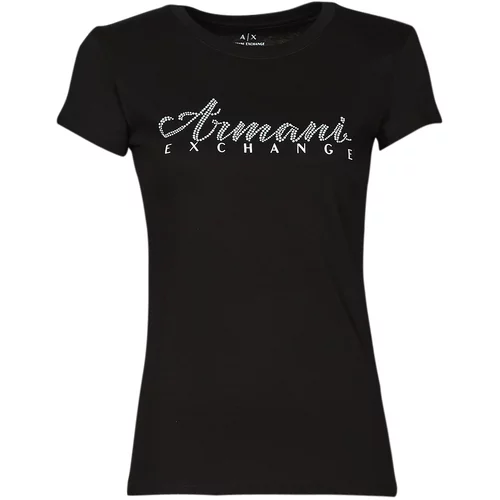 Armani Exchange Majice s kratkimi rokavi 8NYT91 Črna