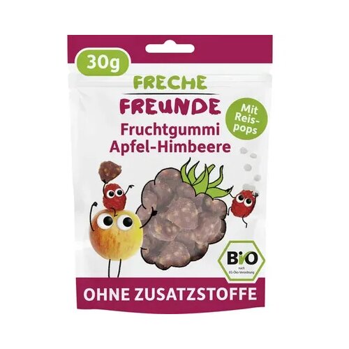 BIO sadni gumiji - jabolko in malina z ekspandiranim rižem Cene