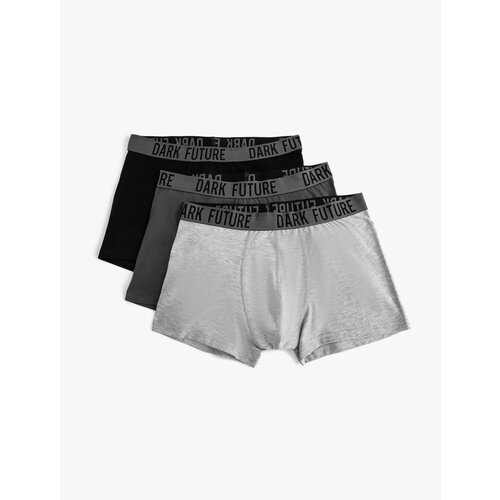 Koton 3-Pack Boxer Set, Motto Printed, Multicolor Slike