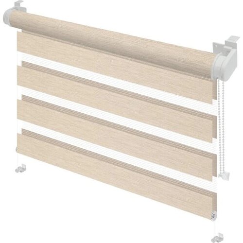 Gardinia Krem rolete 97x150 cm Zebra Silvalin &amp;ndash; Slike