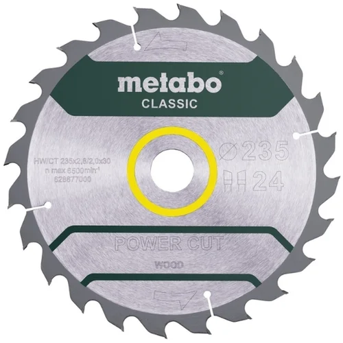 Metabo list žage PowerCutClassic 235x30 24 WZ 18/B 628678000