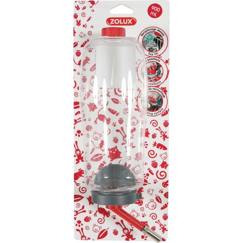 Zolux 206384 Pojilica Za Glodare Sa Poklopcem Na Vrhu 900ml Visnja Slike