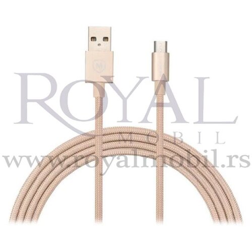  usb kabal super strong fast 3A MC-315 rose gold Slike