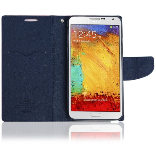 Goospery preklopna torbica Fancy Diary Sony Xperia M4 Aqua - pink moder Cene