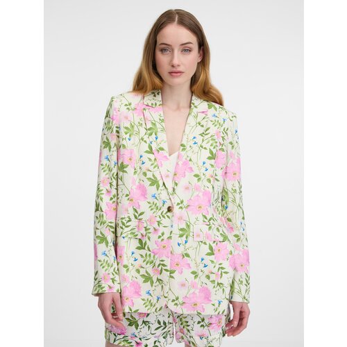 Orsay Creamy Women&amp;#039;s Floral Blazer - Women&amp;#039;s Slike