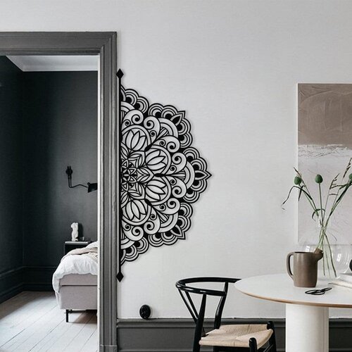 Wallity Metalni zidni ukras 160x70 cm Mandala - Cijene