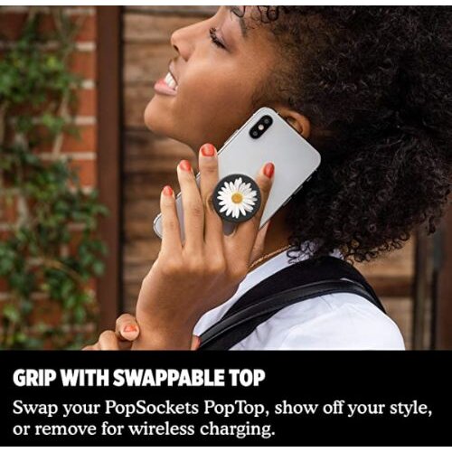 KS popsockets držalo / stojalo popgrip white daisy Slike