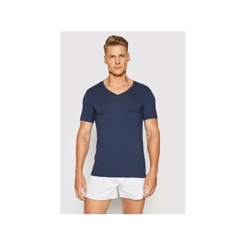 Hanro Spodnja majica Superior 3089 Mornarsko modra Slim Fit