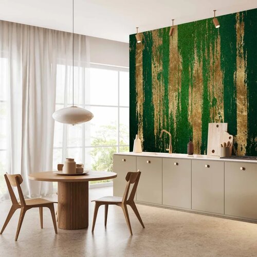  Foto tapeta - Golden-Green Expression 350x256 Vodootporna Slike