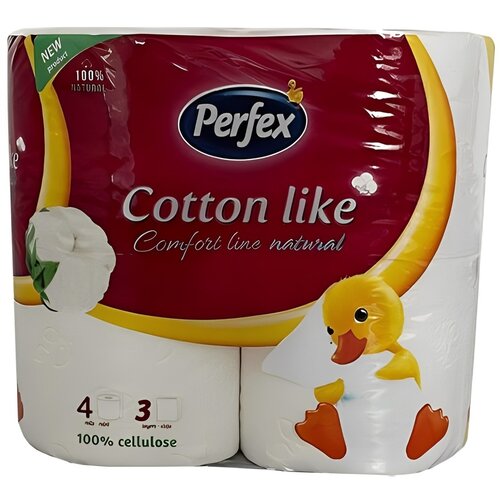 BONI PERFEX Perfex Cotton Comfort Line Natural toalet papir 4/1 3sl. Cene
