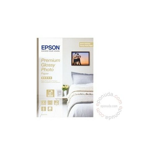 Epson Papir A4 Premium Glossy Photo 255g/m2, 15 sheets papir Slike