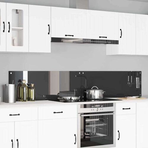vidaXL Kuhinjski zaštita 2 pcs Tamno siva 110 x 40 cm Cene