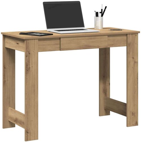 vidaXL Pisalna miza artisan hrast 100x45x75 cm inženirski les Cene