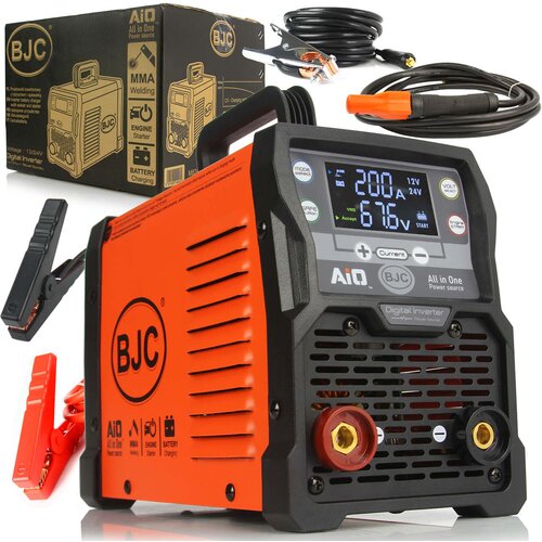  3u1 MMA LCD inverter aparat za varenje 200A i 12-24V punjač 500Ah AIO ZAG BJC Slike